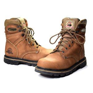 Brahma Patriot Brown Leather Insulated Mens Size 8 Work Boots - Product #2893599